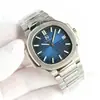 Relógio Masculino Nautilus Aço Inoxidável Pulseira de Aço Quadrado Pequeno Calendário Luminoso À Prova D'água Totalmente Automático Mecânico Relógio de Moda