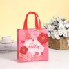 Comércio Exterior Nova Sacola de Presente TNT Laminado Série Flores Dia das Mães Presente de Feriado Bolsa de Mão para Roupas em Estoque