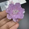 Hecho a Mano Flor de Peonía Estéreo Camelia Perla de Imitación Resina Flor Trenzada Antiguo Tocado de Dos Tonos Accesorios de Joyería DIY