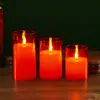 Luz de Vela Digital LED Tipo Bala Jantar à Luz de Velas Roteiro Layout de Atmosfera de Assassinato Adereços Vela com Controle Remoto Criativo