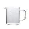 Taza Graduada Personalizada de Alto Borosilicato, Taza para Leche con Escala, Taza Medidora de Cocina, Resistente a Altas Temperaturas, Taza de Vidrio Calentable