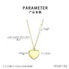Collar de Perlas Francesas de Lujo Ligero de Origen Transfronterizo para Mujer Diseño de Nicho Forma de Corazón Cadena para Clavícula de Acero Inoxidable de Alta Calidad Joyería