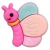 Funda para teléfono con pegamento en crema de insecto de dibujos animados 3D transfronterizo, decoración para horquilla, accesorios DIY, lindo parche de PVC de pegamento suave