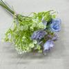 Flor Artificial Hecha a Mano Combinación de Rosa y Gymnophila Flor para el Hogar Ramo de Flores Artificiales Estilo Comercio Exterior Flor de Seda Mesa de Comedor Ramo Falso
