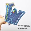 Novos Adesivos de Tecido com 26 Letras Inglesas do Fabricante Adesivos Bordados em Jeans Decoração de Mala de Viagem Adesivos de Patch de Letras