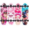 Novo Skate R7 de Nylon com Ponte de Mola para Terreno, Skate de Quatro Rodas para Iniciantes, Skate de Quatro Rodas Unissex para Rua
