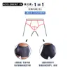 Traje de Ropa Interior Térmica Básica para Jóvenes para Hombre Ropa de Otoño Pantalones de Otoño Suéter de Algodón Fino Ajustado Cuello Bajo Cuello en V Camiseta Base