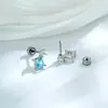 Pingente de Cubo de Gelo: Piercing de cartilagem para orelha Henson, novo, de verão, cor doce de bala, cubo de açúcar, liga de titânio, pino para osso da orelha