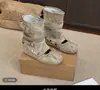 Botas de Ballet Desmontables de Dos Vías para Mujer Nuevo Estilo Primavera y Otoño 2026 con Moño, Caña Ancha, Diseño Fruncido y Sandalias Caladas