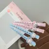 Trevo de Quatro Folhas Gato Acrílico Presilha Grande Fofa Macia Maçã Morango Desenho Animado Presilha de Cabelo Presilha Jacaré Presilha de Maquiagem