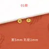 Accesorios Chapados en Oro que Conservan el Color Joyería DIY Cuentas Espaciadoras de Oro Antiguo Materiales para Tejer Pulseras