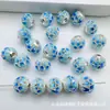 Esmalte Cloisonné Goteo de Aceite Calado Flor Bola Punto Diamante Espaciadores Cuentas DIY Pulsera de Cuentas Hecha a Mano Collar Material Accesorios