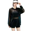 Nuevo Traje de Baño para Mujer Dividido Deportivo de Tres Piezas Conservador Adelgazante Cubre Vientre Tallas Grandes Chicas Gordas Mangas Largas Cubre-traje de Baño