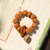 Pulsera de Cuentas de Buda para Hombres con Accesorios de Loto, Nueva Pulsera Estilo Chino para Mujeres, Mayoreo