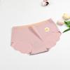 Ropa interior seamless de seda de hielo personalizada para mujer, especial para yoga y fitness, sin marcar la cadera, shorts de triángulo sin enrollarse, parte superior