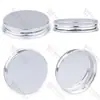 Caja de aluminio con rosca directa de fábrica 89 x 14,5 plata de oxidación tapa de botella de plástico tapa de rosca metálica tapa de botella de vidrio