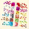 2022 Novas Lantejoulas para Nail Art de Letras de Cacto Raio Borboleta Lábios Glitter Nail Art Caixa Longa Conjunto Adesivo