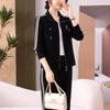Traje Deportivo para Mujer Primavera y Otoño 2025 Nueva Moda Reductor de Edad Sudadera con Cuello Alto Ropa Casual para Correr Conjunto de Dos Piezas Moderno