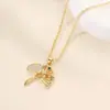 Collar con Colgante de Hoja de Ginkgo para Mujer, Cadena para Clavícula, Cobre Puro, No se Desvanece, al por Mayor