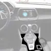 Marco de control central para Chevrolet Camaro 2017-2019, color negro piano, accesorios de modificación interior de coche
