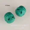 Turquesa Mineral Imitación Meiling Pixiu Cuentas Hebilla de Dragón Pulsera de Cuentas de Dragón Accesorios Culturales Vajra Estrella Luna Bodhi Accesorios