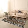 Alfombra de estilo étnico marroquí para sala de estar, mesa de centro, manta, área grande, dormitorio, retro, bohemio, tapete debajo de la cama