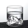 Copo Estilo Japonês Monte Fuji, Copo Montanha Nevada, Copo de Vidro, Copo de Água, Copo Doméstico para Vinho Whiskey, Copo de Café
