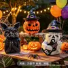 Adornos de Calabaza de Resina de Halloween Transfronterizos, Decoraciones Festivas, Adornos de Calabaza del Festival de Fantasmas, Decoraciones para Fiestas