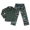 Traje de camuflaje para niños Traje táctico de rana de verano para hombre Estudiante Jardín de niños Campamento de verano Ropa de entrenamiento militar Venta al por mayor Manga corta