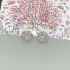 Brincos Dijia Modelo Novo 2025 Bússola Full Diamond Cd para Mulheres, Brincos Estrela de Oito Pontas Retrô de Luxo de Alta Qualidade, Venda por Atacado do Fabricante