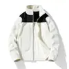 Nuevo Forro Polar de Combinación de Colores Terciopelo de Invierno Forro Interior Engrosado Puntadas de Moda Chaqueta Cálida para Parejas
