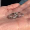Anillo de Pareja de Estrella para Mujer Par de Anillos Simples de Regalo para Hombre Par de Anillos Anillo de Comida Ajustable Versátil Regalo para el Festival Tanabata