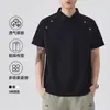 Nueva Camisa Polo Bordada de Manga Corta para Hombre Verano 2026