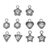 Acero Inoxidable Patrón Geométrico Colgante Hexagonal Triangular DIY Pendientes Pulsera Collar Colgante Accesorios de Joyería