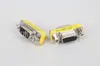 Adaptador DB15 fêmea para fêmea VGA porta serial furo para furo 15 fêmea para 15 fêmea cabeça soquete de três fileiras serial turn
