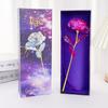 Simulação colorida 24k ouro folha rosa caixa de presente único Tanabata Valentine's Day presente criativo aniversário fabricantes transfronteiriços