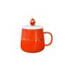 Xícara de Água de Cerâmica Jingdezhen Luxo Acessível Xícara de Chá com Borda Dourada Xícara para Sala de Reuniões Escritório Caneca Branca Pura Xícara de Presente Personalização