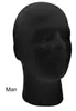 Soporte para Soporte de Peluca, Cabeza de Maniquí Cubierta de Tela, Modelo de Cabeza de Maniquí Pinable, Soporte de Base para Cabeza de Maniquí de Estilismo