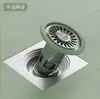 Desagüe de piso de plástico antiolor, rejilla de drenaje de piso de cocina, filtro de alcantarillado, núcleo de drenaje de piso, cubierta de drenaje de piso de inodoro antiobstrucción para baño