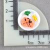 Accesorios de Resina Estilo Japonés para Teléfono Móvil Juguete de Comida de Bistec Sashimi Pegamento de Crema Materiales DIY Miniatura Adornos para Casa de Muñecas de Hot Dog