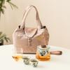 Fábrica pintada à mão Panda Play Bamboo Side Pot Kung Fu Tea Set terno portátil One Pot Two Cups Travel Bag Small Tea Cup