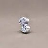 Yiluya plata pura 999 pulsera mano de la suerte plata dura 3D con cuentas accesorios de joyería diy venta al por mayor
