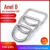 Peças de aço inoxidável 304 Fivela de fita com argola em D Acessórios para bagagem todos os tipos de anel anel metálico semicircular atacado