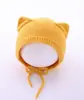 Gorros para Bebé Otoño e Invierno Gorros de Lana Finos Tejidos para Hombres y Mujeres, Gorros Lindos y Súper Lindos de Invierno con Protección para los Oídos para Bebés y Niños Pequeños