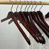 Perchas Antideslizantes de Madera Maciza, Perchas Antideslizantes de Madera, Perchas para Tienda de Ropa, Perchas al por Mayor para Almacenamiento