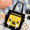 Bolso de hombro para estudiantes de secundaria, bolso de mensajero con hoja de carbón periférica para matar fantasmas, de anime Zhilang, para hombres y mujeres, estudiantes de secundaria.