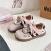 Zapatos de lona de felpa versátiles 2026 para mujer De Xun Zapatos Primavera y Otoño Lazo Zapatos deportivos para mujer Nuevo estudiante 88-8503