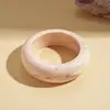 Pulseiras Redondas Europeias e Americanas Transfronteiriças de Resina Borrada, Pulseiras Geométricas Modernas e Simples, Elegantes Retrô, Joias de Mão de Alto Padrão para Mulheres