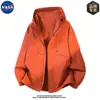 Chamarra con Capucha Casual de Alta Calidad Marca Nasa para Hombre, Tendencia Primavera y Otoño, Versátil Abrigo Cortavientos Deportivo