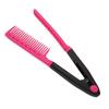 Amazon Pente de cabelo liso Pente de cabeleireiro Tala Pente em forma de pente Pente natural V Clip Pente Alisador Pente Alisador de cabelo Pente Fábrica